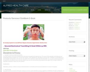 Items/Products and services/ClickBank E-Guide | Alfred Wellbeing Care