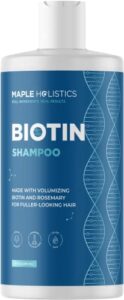 Biotin Hair Shampoo for Thinning Hair – Volumizing Biotin Shampoo for Men and Womens Dry Destroyed Hair – Sulfate No cost Shampoo with Biotin and Moisturizing Important Oils more than 95% Pure Derived