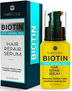 Biotin Hair Thickening Serum for Adult males and Gals – Powerful Strengthening Therapy Item with Normal Botanical Oil Blend to Support Increase Skinny Hair – Restore Thinning Hair, Raise Volume and Glow
