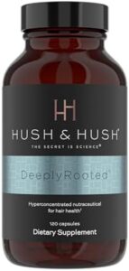 Hush & Hush DeeplyRooted Hair Health supplement For More robust, More healthy Hair – Collagen Hair Progress Tablets For Adult men & Females – Biotin For Hair Decline – Hair Treatment For Thinning Hair & Hair Regrowth – 120 Capsules