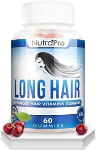 NutraPro Prolonged Hair Gummies – Anti-Hair Loss Supplement for Quicker Hair Growth of Weak, Thinning Hair – Grow Lengthy Thick Hair & Boost Hair Volume with Biotin And 10 Hair Natural vitamins.For Guys And Girls.