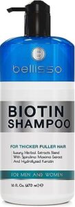 BELLISSO Biotin Shampoo – Hair Thickening Products for Males and Ladies – Sulfate Free of charge, Volumizing, Salon Quality Method – Strengthen Volume for Thinning Hair